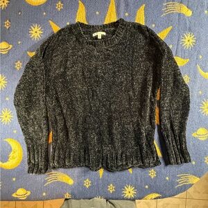Seven7 Charcoal Crew Neck Sweater